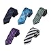 DANF.02 Series Polyester Slim Ties For Husband-5 Styles Available By Dan Smith