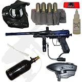 Kingman Spyder Pilot ACS Blue 2 Star Nitro Paintball Gun Package