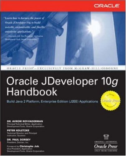 Oracle JDeveloper 10g Handbook under JDeveloper in The Books Store