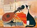 Wachtmeister Rosina, Waiting For Concert, Bedruckte Kunst-Leinwand auf Keilrahmen gespannt (60 x 80 cm)