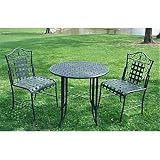 Mandalay Wrought Iron Patio Bistro Set