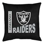 Oakland Raiders NFL "Locker Room Collection" Toss Pillow (17"x17")