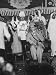 Amir Abdul Ilah Standing in Uniform with King Faisal II Seated During Visit Premium Photographic Poster Print by Howard Sochurek, 18x24