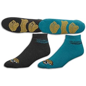 Buy Jaguars For Bare Feet Mens Two-Pack Slipper Socks