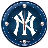 Yankees WinCraft MLB Round Clock