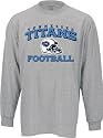 Tennessee Titans -Grey- Stacked Helmet Long Sleeve T-Shirt