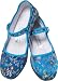Blue Brocade Silk Mary Jane Chinese Shoes