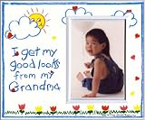 I Get My Good Looks from My Grandma - Picture Frame Gift.