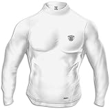 Reebok NFL Equipment Textured Cold Weather Mock - ( sz. M, White )
