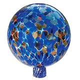 Bohemian Crystal Gazing Ball - Blue Iris