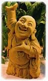 Cast Stone 15 HAPPY Laughing HOTEI BUDDHA Bu-Dai GARDEN SCULPTURE