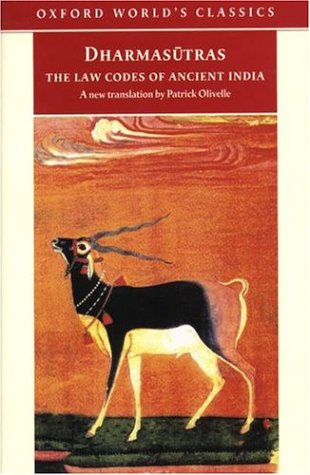 Cover image : Dharmasutras: The Law Codes of Ancient India (Oxford World's Classics)