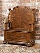 Wilmington Cherry & Burl Entry Bench with Storage (ships in 2 cartons) By Powell Furniture