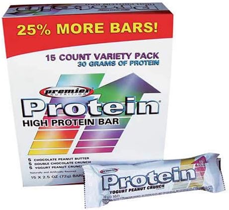Premier Protein Bar Variety Pack - 15/2.5 Oz. bars