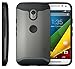 TUDIA Slim-Fit Merge Dual Layer Protective Case for Motorola Moto G 3 (3rd Gen 2015 Released) (Metallic Slate)