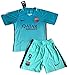 Luis Suarez #9 FC Barcelona 2016-2017 Champions League 3rd Jersey with Shorts for Kids