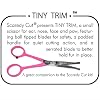 TINY TRIM ball tipped small pet grooming scissor 4.5" EAR NOSE FACE PAW
