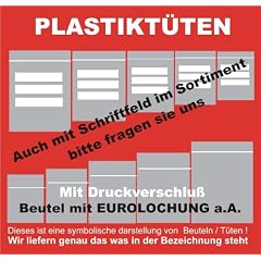 100 St�ck transparente Plastikt�ten 230 x 320 mit Druckverschluss
