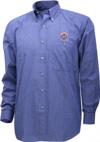 New York Mets Matrix Long Sleeve Dress Shirt
