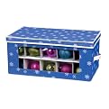 Whitney Design 550SF 30-Piece Holiday-Ornament Canvas Storage Chest