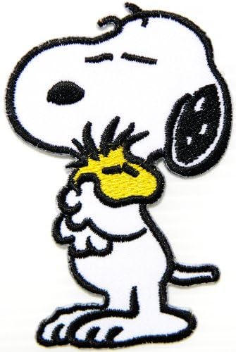 Snoopy and Woodstock Little Dog Comics Cartoon Logo Kid Baby Jacket T shirt Patch Sew Iron on Embroidered Symbol Badge Cloth Sign Costume By Prinya Shop