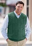 KingSize Big & Tall V-Neck Acrylic Sweater Vest