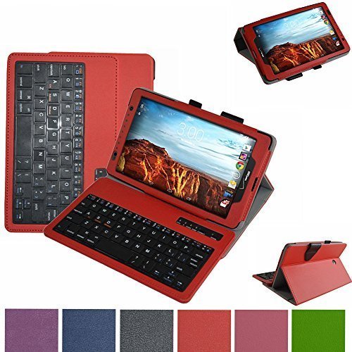 Mama Mouth Bluetooth Keyboard case--Coustom Design Slim Stand PU Leather Case Cover With Romovable Bluetooth Keyboard For 8 Mama Mouth Bluetooth Keyboard case--Coustom Design Slim Stand PU Leather Case Cover With Romovable Bluetooth Keyboard For 8