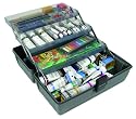 ArtBin Upscale Tool Box with Metal Links, Slate Grey, 3-Tray