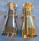 Jet Low Flow Brass Shower Head - Polished Brass