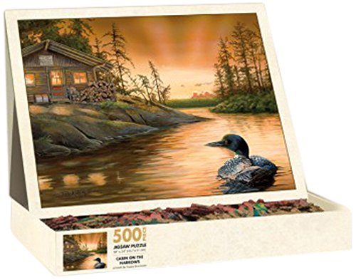 Lang Cabin On The Narrows by Larry Beckstein Puzzle (500-Piece)