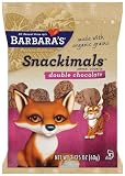 Barbaras Bakery Snackimals Animal Cookies, Double Chocolate, 2.125-Ounce Bags (Pack of 18)