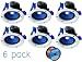 Yamaha Custom Easy-to-install In-Ceiling Full Range Open Back 90 watts Mini Speaker Set of 6 with a 4