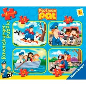 Postman Pat - 4 In A Box Puzzle