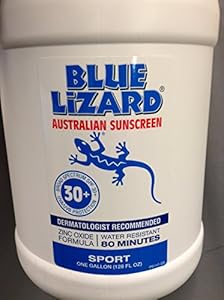 Blue Lizard Australian Sunscreen SPF 30+, Sport, 1- Gallon Jug