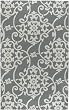 Cosmopolitan Collection Silver Gray 2' x 3' Area Rug