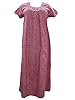 Pink Cotton Hippy Boho Caftan Maxi Dress Kaftan