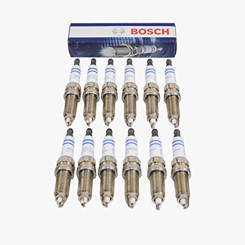 BMW Spark Plugs Plug Set High Power Double Platinum Bosch OEM 37582