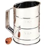 Mrs Anderson's Baking 5-cup Stainless Steel Crank Flour Sifter