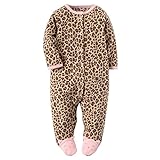Carter's （カーターズ） :: ロンパース フリース カバーオール 長袖 足つき 女の子 ポリエステル100% :: Fleece Snap-Up Sleep & Play :: 3M (55