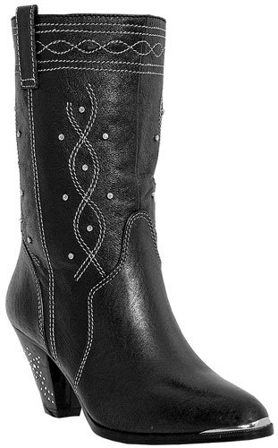 Dingo Black Leather Women’s Cowboy Boots