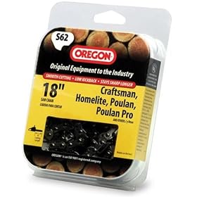 Oregon 18-Inch Semi Chisel Chain Saw Chain Fits Craftsman, Homelite, Poulan #S62 from Chain Saws