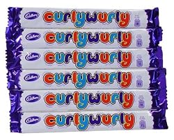 Cadbury Curly Wurly Bar (Pack 6 Bars)
