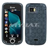 Samsung Mythic A897 Smoke Snowflake Candy Skin Cover Silicone/Gel/Soft/Cover/Case