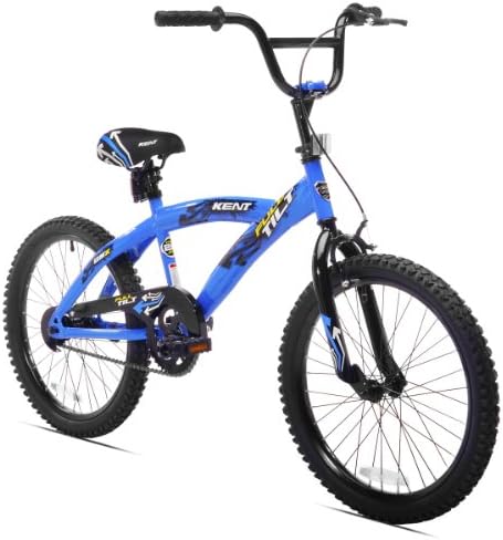 Kent International Full Tilt 20 Inch Kids Bike for Ages 7-13 - Bicycle for Kids with Adjustable Padded Seat Post and Handlebar, Front Hand Brakes, and Rear Coaster Brakes