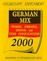 2000 German Mix of Words, Phrases, Idioms & Verb Conjugations Desk Calendar