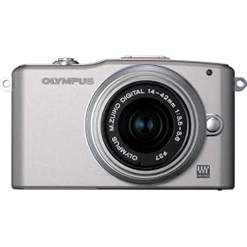Click here to buy Olympus PEN E-PM1 12.3 MP Digital Camera with 3x Optical Zoom and 3 LCD Screen (Silver) by Olympus.