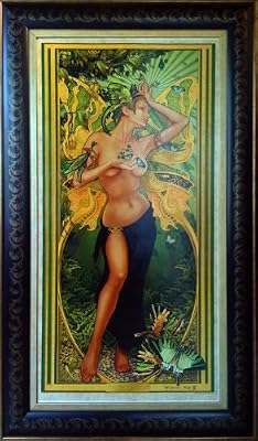 "Five-Bar Swordtail" 24x48 Master Edition Giclee