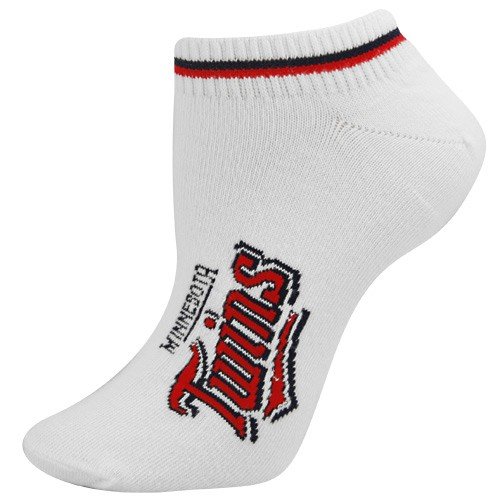 Minnesota Twins White Ladies (529) 9-11 Ankle Socks