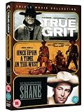 Westerns Triple -True Grit (1969), Once Upon a Time in the West, Shane [DVD]