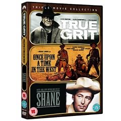 Westerns Triple -True Grit (1969), Once Upon a Time in the West, Shane [DVD]